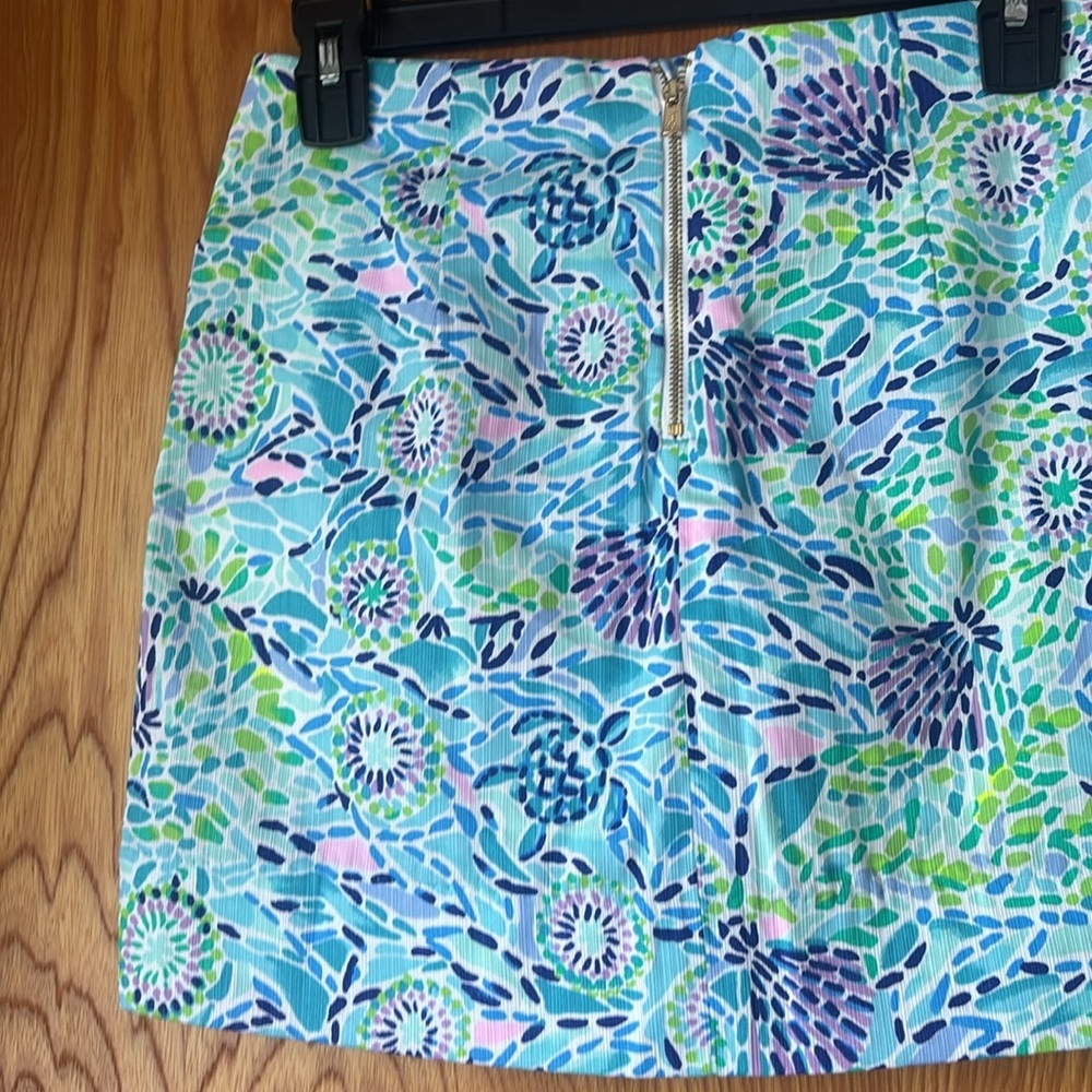 Lilly Pulitzer Marigold Skort In Open Water - Picture 5 of 8